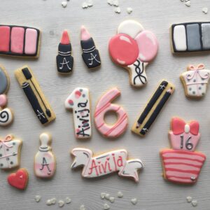 16th birthday biscuit designs