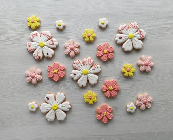 flower biscuit decorating technical class